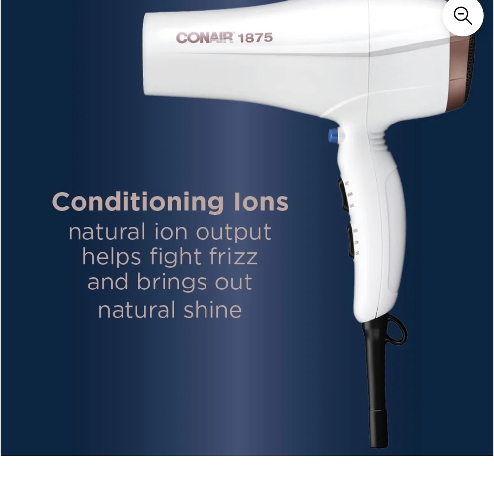 Conair 1875 White Hair Dryer